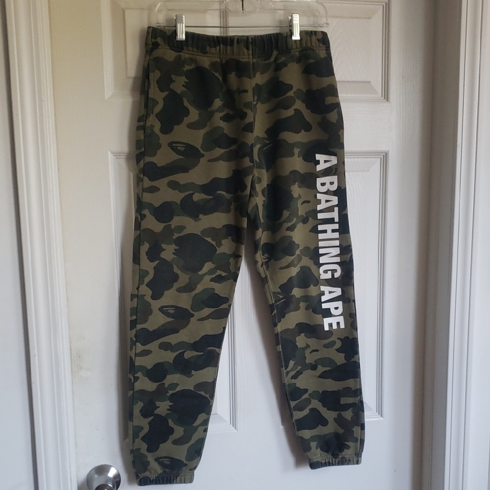 A Bathing Ape Camouflage Joggers